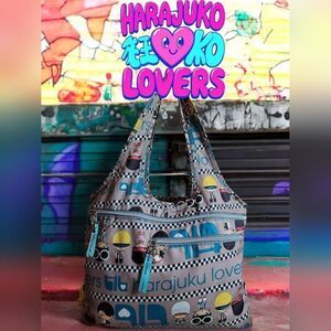 Harajuku Lovers By Gwen Stefani Multicolor Graphic Tote Bag Y2K